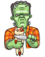 franky the monster_cartoon sticker 8