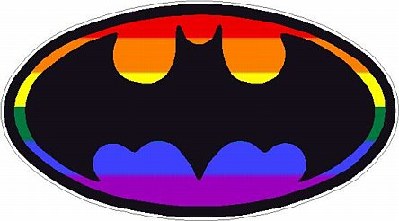 gay batman sticker