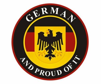 German Proud Crest Sticker NEW