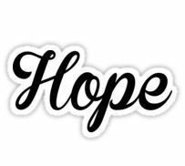 HOPE STICKER