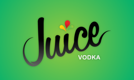 juice vodka logo sticker