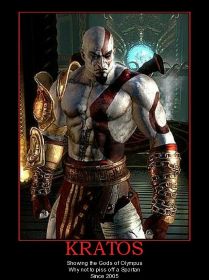 kratos god of war demotivational