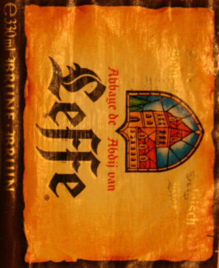 LEFFE BEER LABEL STICKER