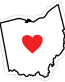 Love Ohio Sticker