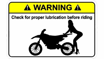 Lubrication Bike Sticker Pack