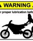 Lubrication Bike Sticker Pack