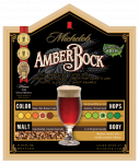 Michelob Amber Bock End Panel Decal