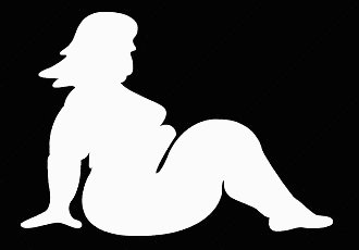 Mud Flap Extra Thick Chick Decal