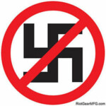 NO NAZI ANTI RACISM STICKER