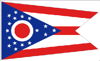 Ohio State Flag Decal