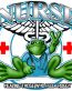 PEACE FROG NURSE STICKER