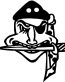 Pirate Skull 55 Vinyl Decal