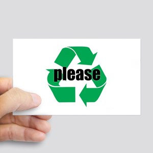 Please_Recycle_Sticker_Rectangle_Sticker_