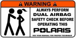 Polaris Funny Warning Sticker 5