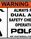Polaris Funny Warning Sticker 5