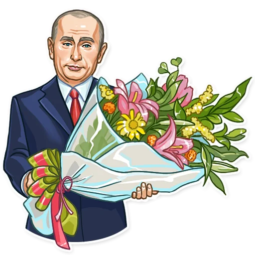 president vladimir putin political sticker 21