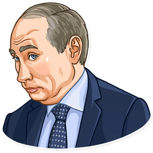 president vladimir putin political sticker 4