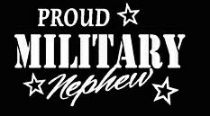 PROUD Military Stickers MILITARY NEPHEW