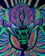 psychedelic animals car window or wall decal 2