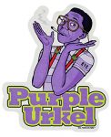 purple urkel funny weed sticker