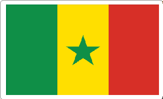 Senegal Flag Decal