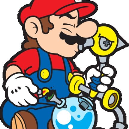 stoned mario sticker