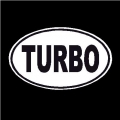 Turbo Oval Decal