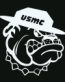 usmc marine corps bulldog diecut