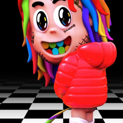 6IX9INE RAP MUSIC ALBUM COVER STICKER 2