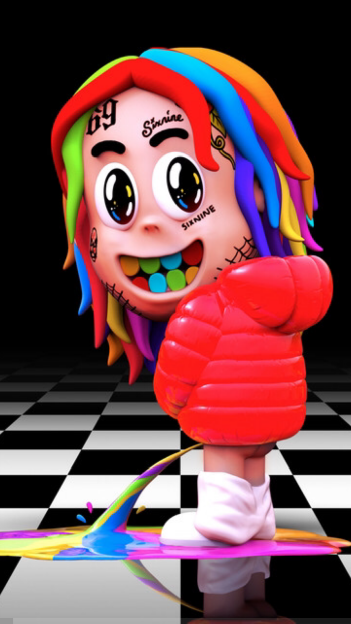 6IX9INE RAP MUSIC ALBUM COVER STICKER 2