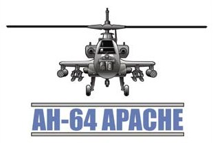 AH64 Apache Decal