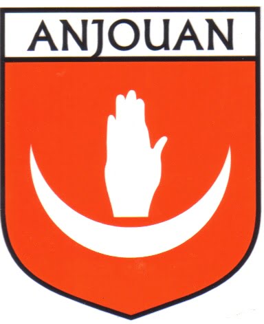 Anjouan Flag Crest Decal Sticker