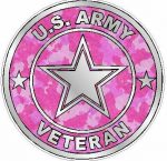 ARMY VETERAN camo pink