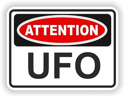 ATTENTION-UFO-UFO-WARNING-STICKER-DECAL-BUMPER-FUNNY