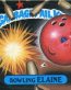 Bowling ELAINE Funny Sticker Name Decal