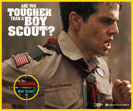 boy scout are you tougher than Sticker