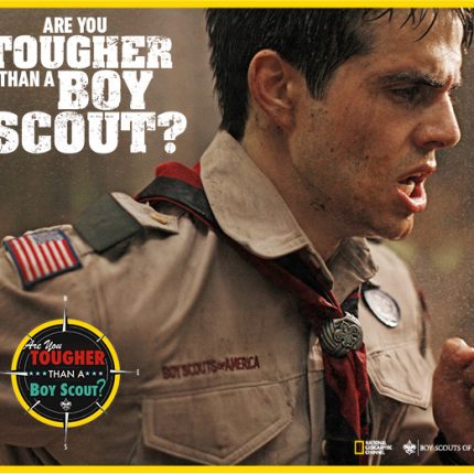 boy scout are you tougher than Sticker