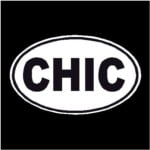 Chic Oval Decal