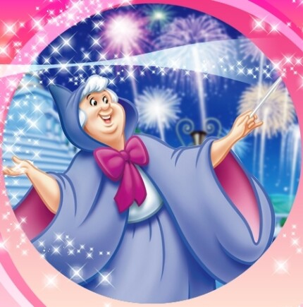 Cinderella Fairy Godmother Sticker