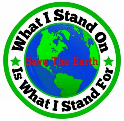 CLIMATE CHANGE STAND ON STAND FOR STICKER