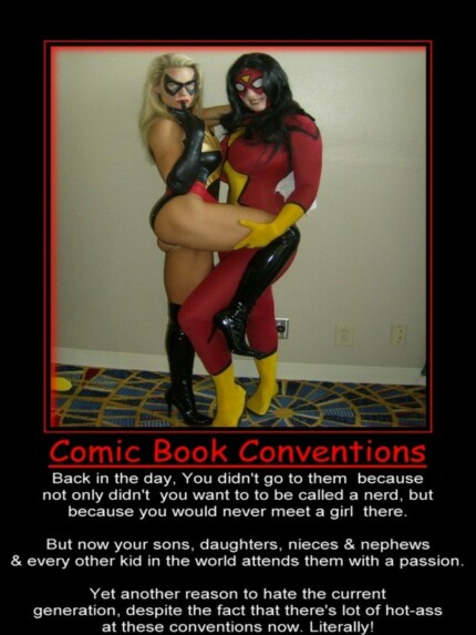 comic book conventions cosplay spiderwoman