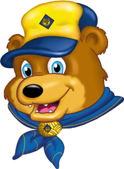 cub scout BEAR character sticker 2