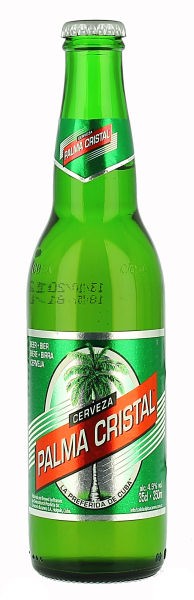 Cuba Palma Cristal Beer Bottle Sticker
