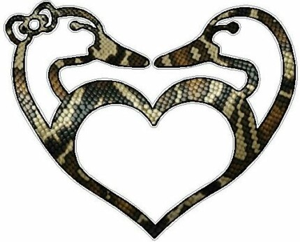 Duck Hunting LOVE Sticker 2 FILLS Skin Snake