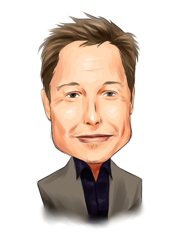 Elon-Musk drawing sticker 2