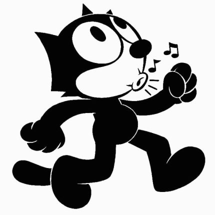 Felix The Cat Whistle Decal