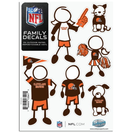 Browns Stick Family Decal Pack