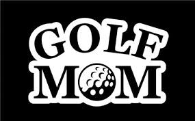 golf mom sticker
