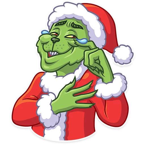 grinch stole christmas_cartoon sticker 1