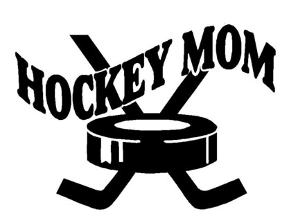 Hockey Mom Adhesive Vinyl Decal